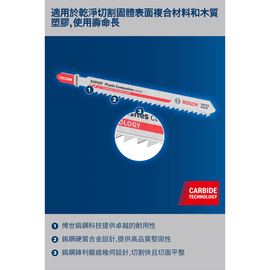 博世 BOSCH 2608900566 EXPERT T301 CHM刀片