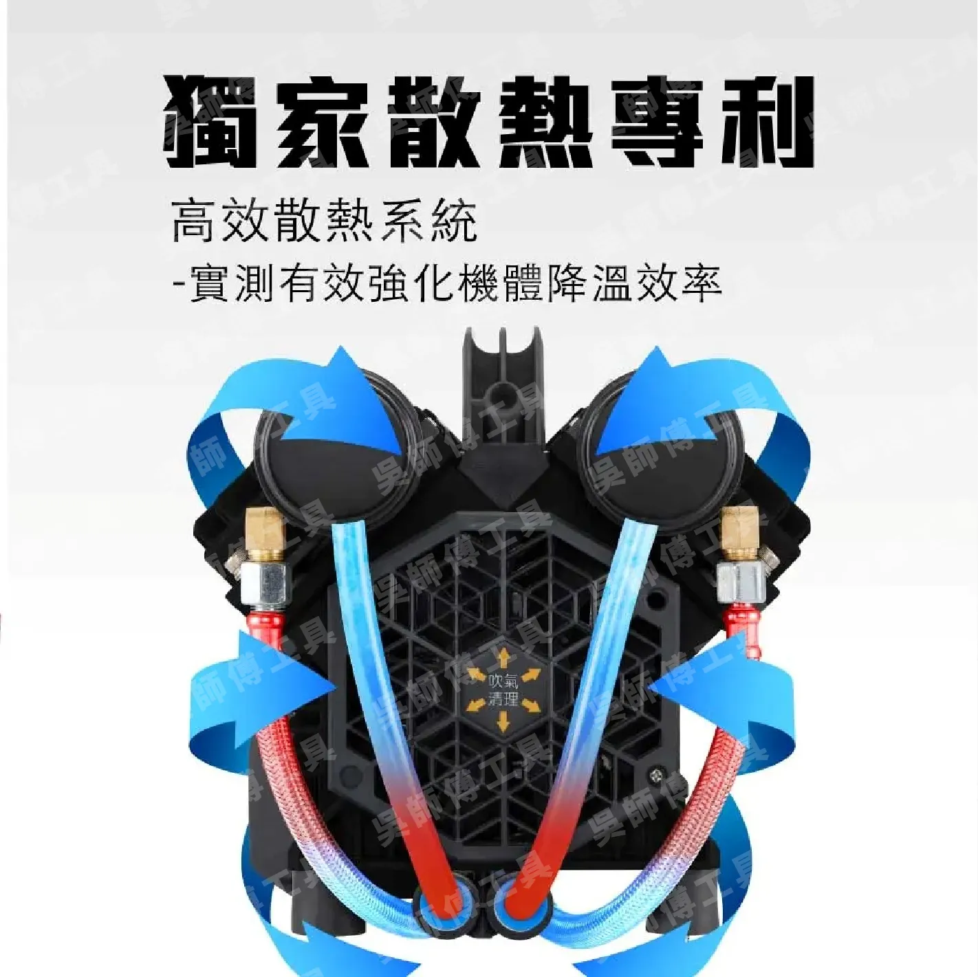 忍者無刷 F59 F系列空壓機(獨家雙散熱系統)
