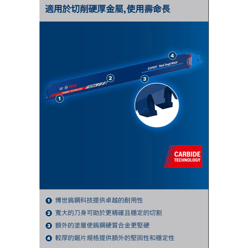 博世 BOSCH 2608900371 EXPERT S1255 CHC刀片