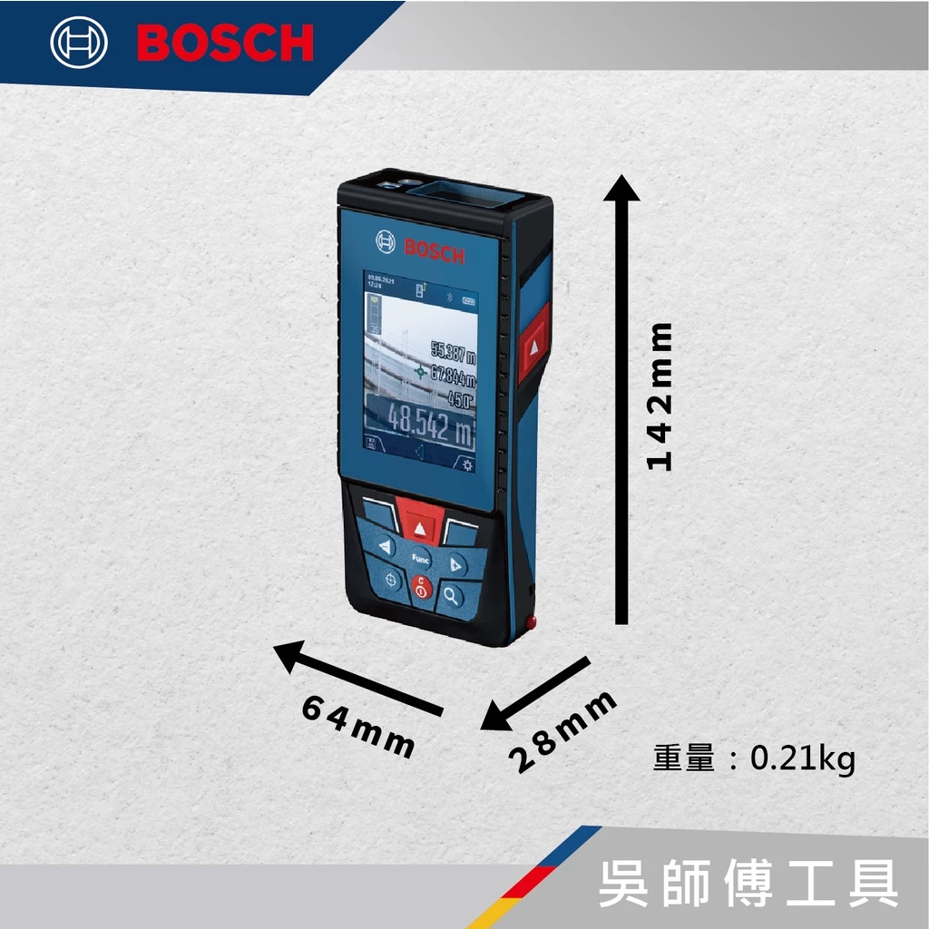 博世 BOSCH GLM 100-25 C 100米藍牙影像紅光測距儀