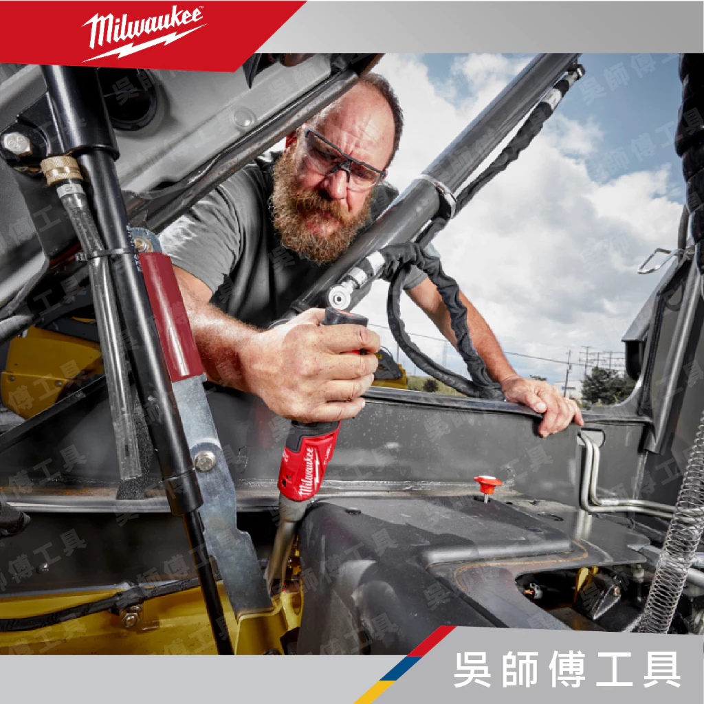 美沃奇 Milwaukee M12 FHIR38LR 12V無刷高速加長型3分棘輪扳手