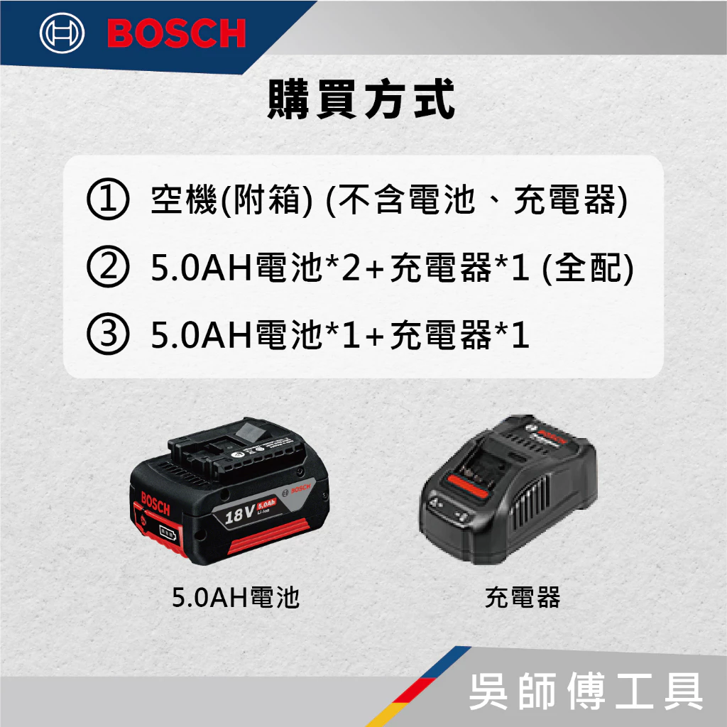 博世BOSCH GBH 187-LI 18V無刷四溝三用鎚鑽（內建藍芽晶片）
