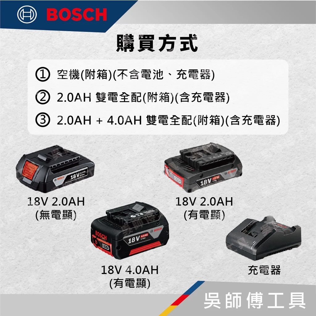 博世BOSCH GSB 185-LI 18V無刷震動電鑽起子機