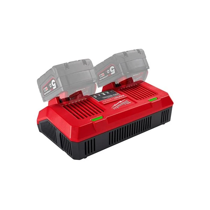 美沃奇 M18 DFC 18V雙口雙槽6A快速充電器(110V)