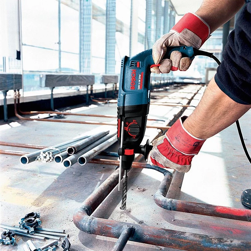 博世 BOSCH GBH 2-26RE 四溝二段免出力鎚鑽 贈8.0MM 10.0MM原廠水泥鑽尾一支