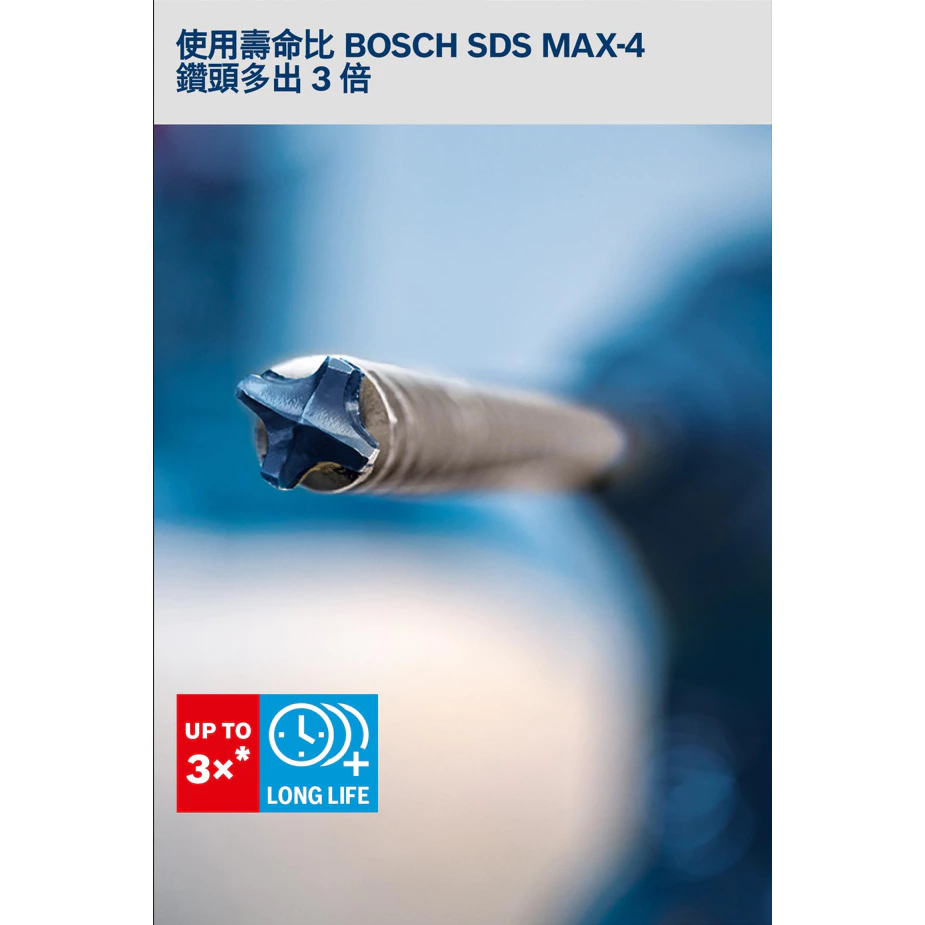 博世 BOSCH 2608900201-257 EXPERT SDS MAX-8X 五溝鎚鑽鑽頭 26~32