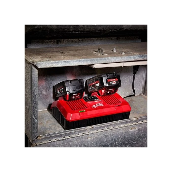 美沃奇 M18 DFC 18V雙口雙槽6A快速充電器(110V)