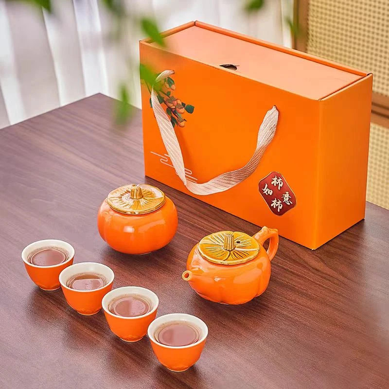 柿柿如意茶杯禮盒組