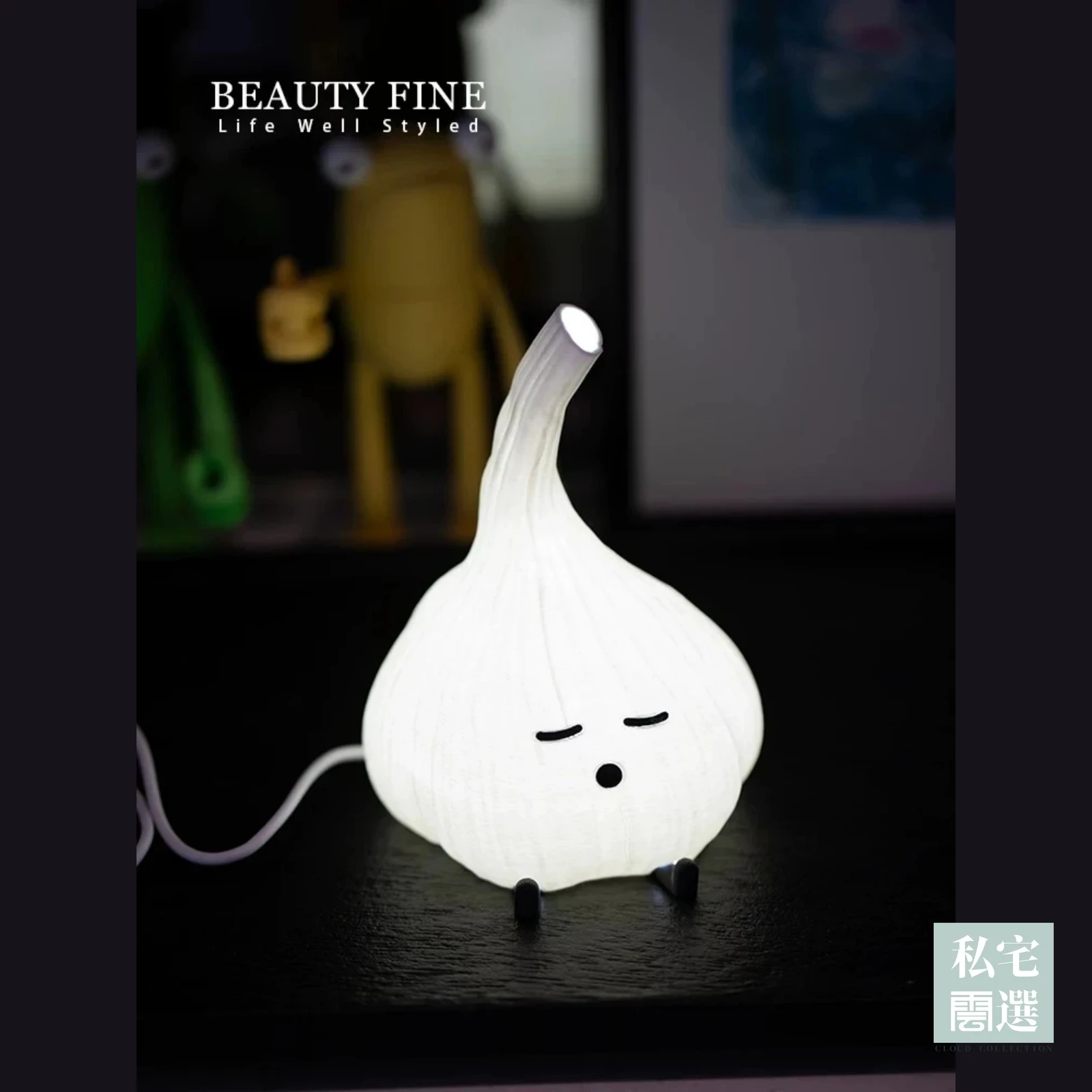 3D打印蒜頭燈