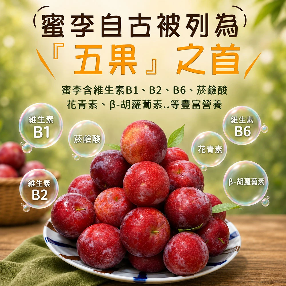 產地直送拉拉山蜜李禮盒3斤_冷藏配送