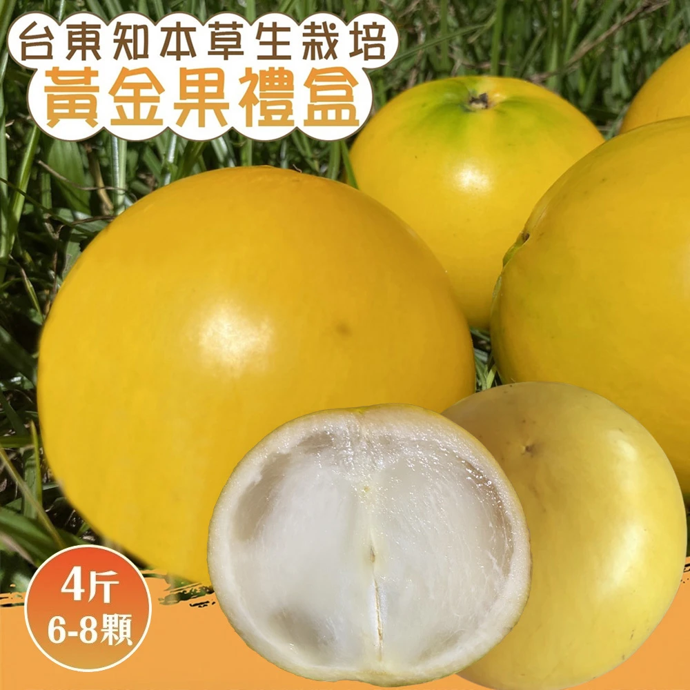 【產季結束 敬請期待】台東知本黃金果禮盒