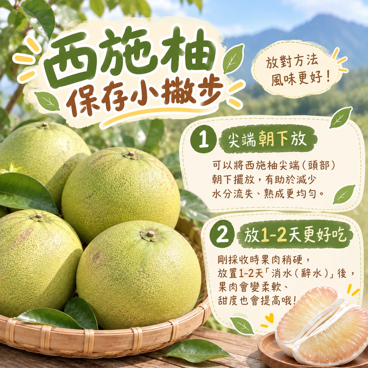 花蓮瑞穗老欉西施柚10斤5-8顆 