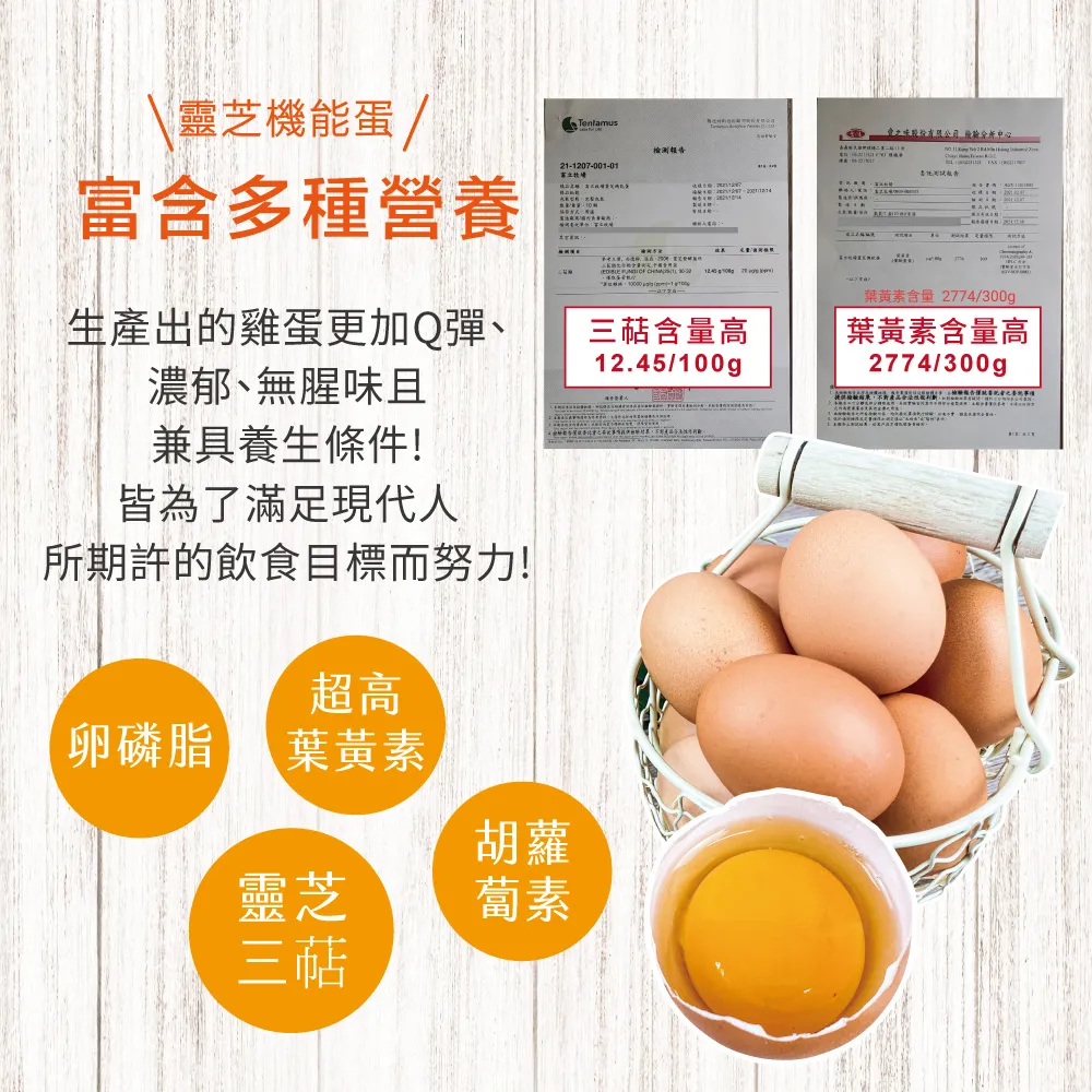 初品果x富立牧場 靈芝機能雞蛋白蛋/紅蛋/彩色蛋/30顆/60顆/90顆_48小時生產內的新鮮雞蛋
