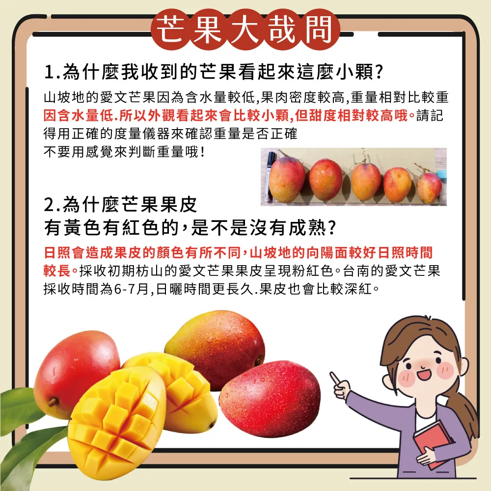 (屏東青農楊忠憲)枋山阿憲愛文芒果禮盒 10斤(6/9以前接單的都已經在排單出貨中了,6/10開始的訂單預計6/21-6/30才會開始陸續出貨喔)