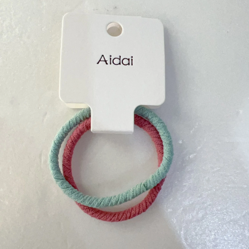AIdAI緩緩溫柔髮束3入-線圈-茉墨玫瑰