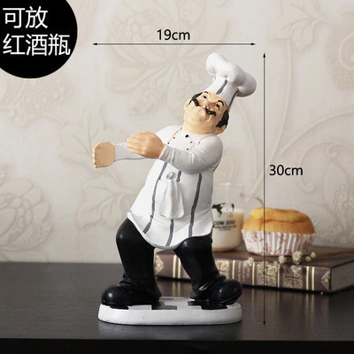 創意手作樹脂工藝品 胖廚師擺飾 時尚家居 裝飾酒吧 西餐廳 咖啡館 蛋糕店擺飾布置 台灣出貨