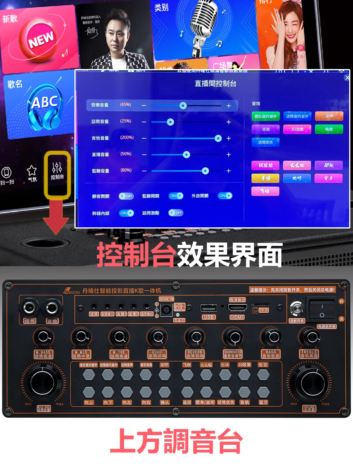 【DANMS丹嘜仕】高階款 K860戶外型點歌機