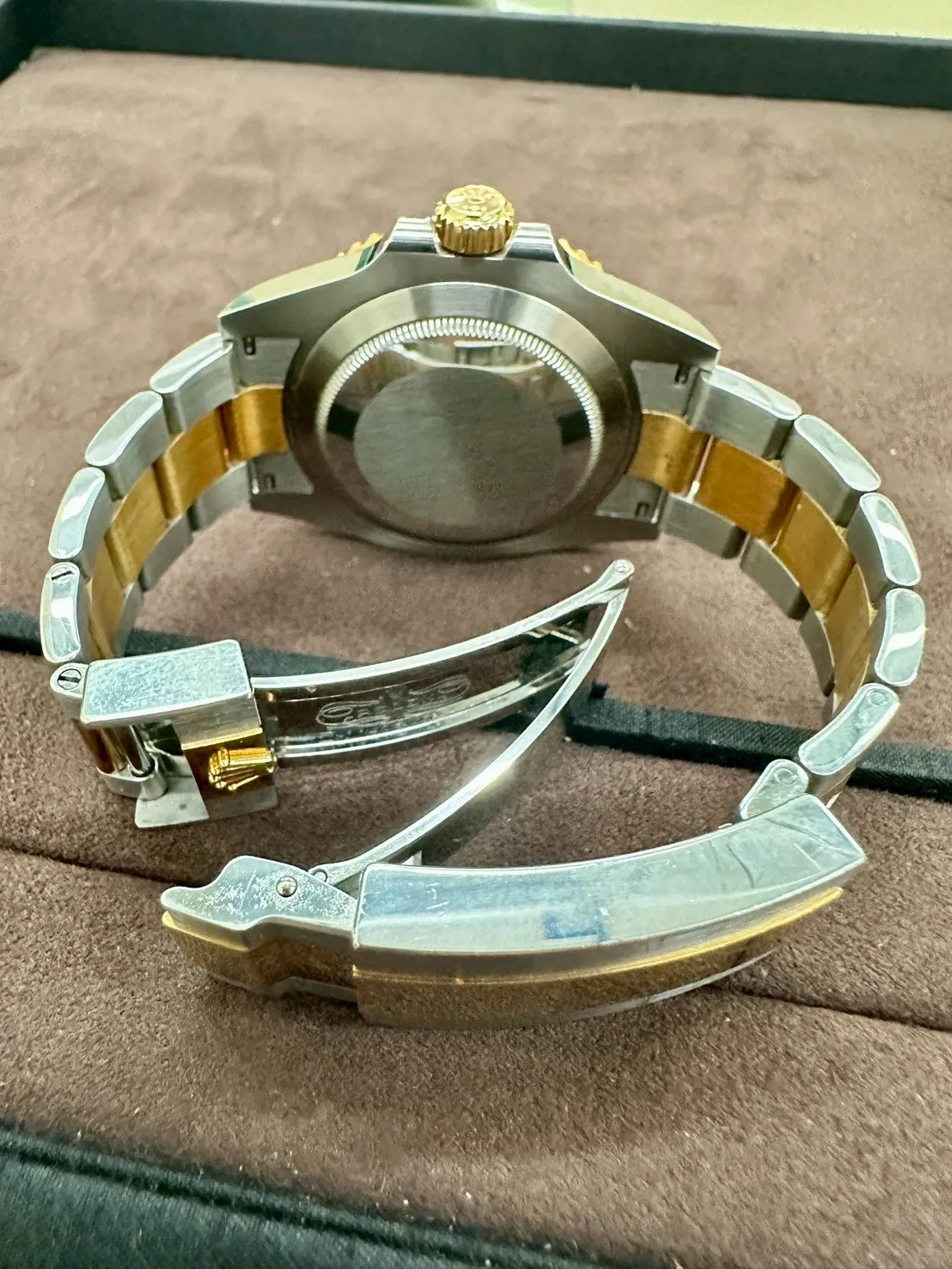 ROLEX 勞力士 Submariner Date 蠔式 潛航者 126613LN 陶瓷框 18K黃金 半金款 黑水鬼 126613 LN 新款3235機芯 2024年保卡 潛水錶 自動上鍊 41mm