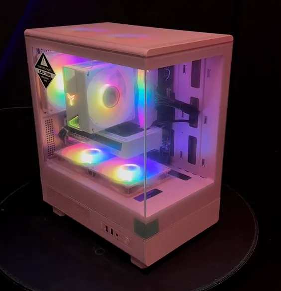 darkFlash大飛 MOTI Mini 鏡之小島 粉色海景房｜電競主機｜