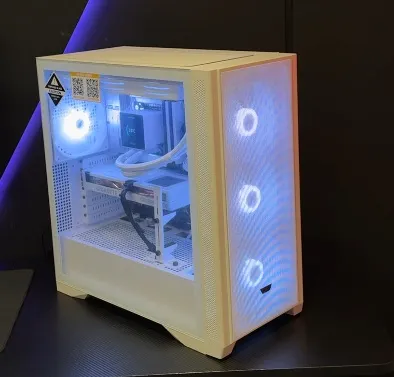 darkFlash 大飛DF4100 E-ATX電腦機殼-白色｜電競主機｜