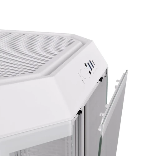 曜越 The Tower 300 全景直立 玻璃透側 M-ATX機殼《白》
