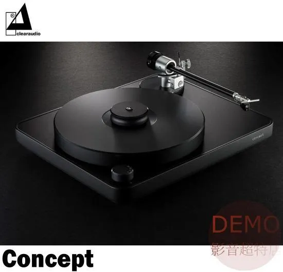 德國 Clearaudio Concept Black MC 德國製造 皮帶傳動類比 二聲道 LP 黑膠 唱盤 請來電洽詢