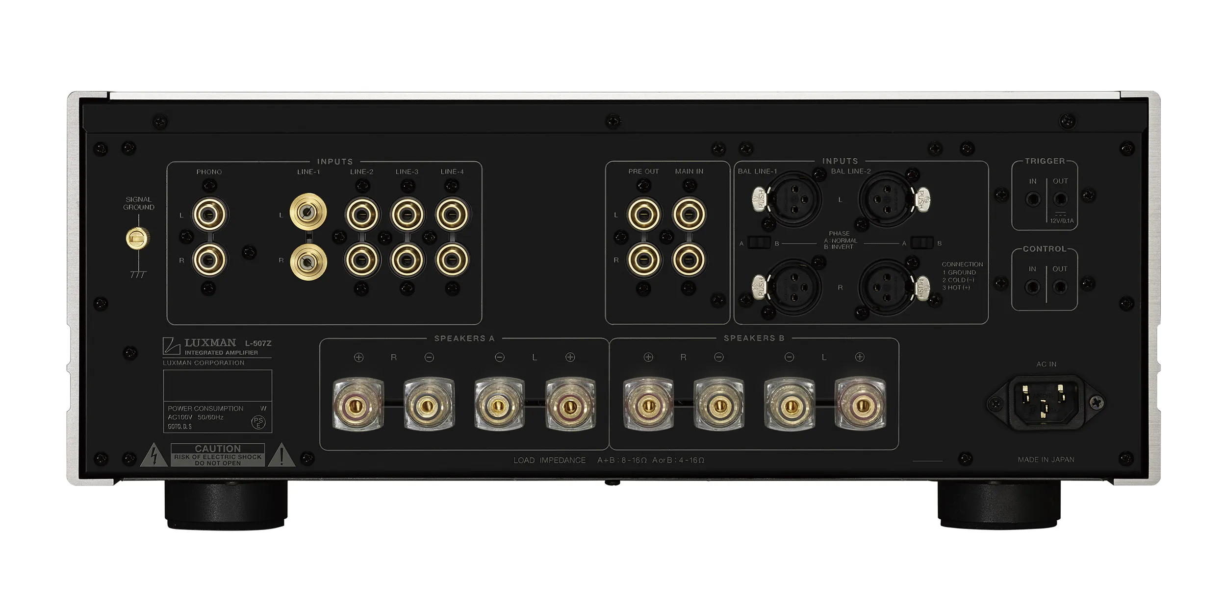 日本 LUXMAN L-507Z 立體聲 綜合擴大機
