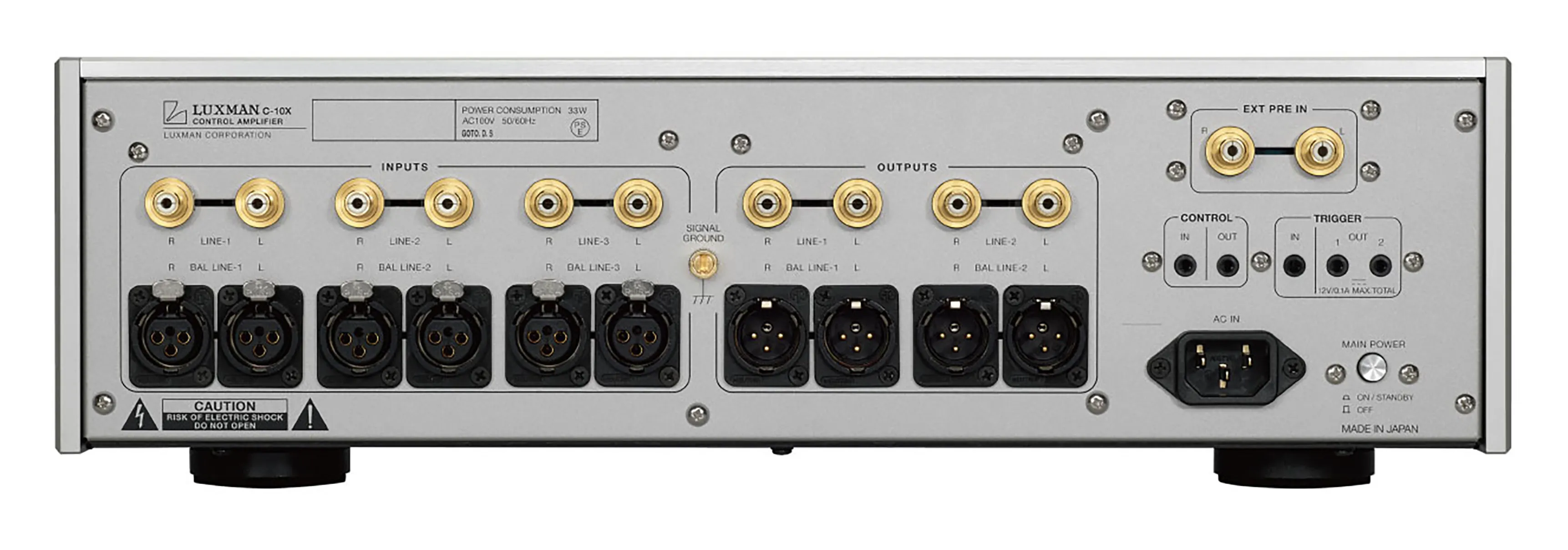 日本LUXMAN C-10X 旗艦級 立體聲 前級擴大機