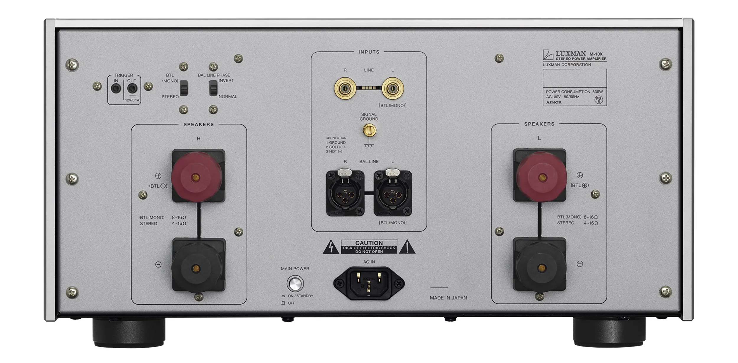 日本 LUXMAN M-10X 旗艦級 立體聲 後級擴大機
