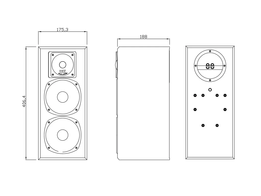 丹麥M&K SOUND LCR-750 書架式喇叭 兩支(箱) 請來電洽詢
