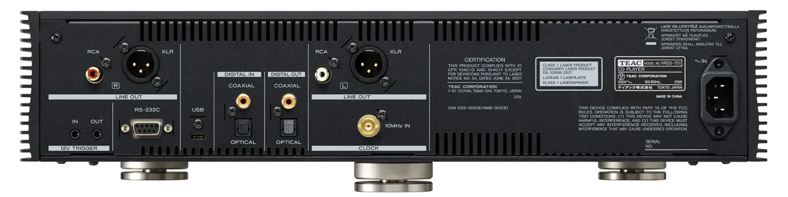 日本TEAC VRDS-701 CD播放機 TEAC 70 週年紀念機型
