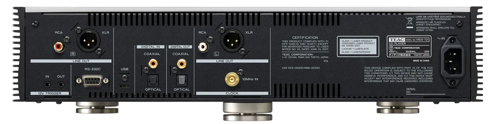 日本TEAC VRDS-701 CD播放機 TEAC 70 週年紀念機型