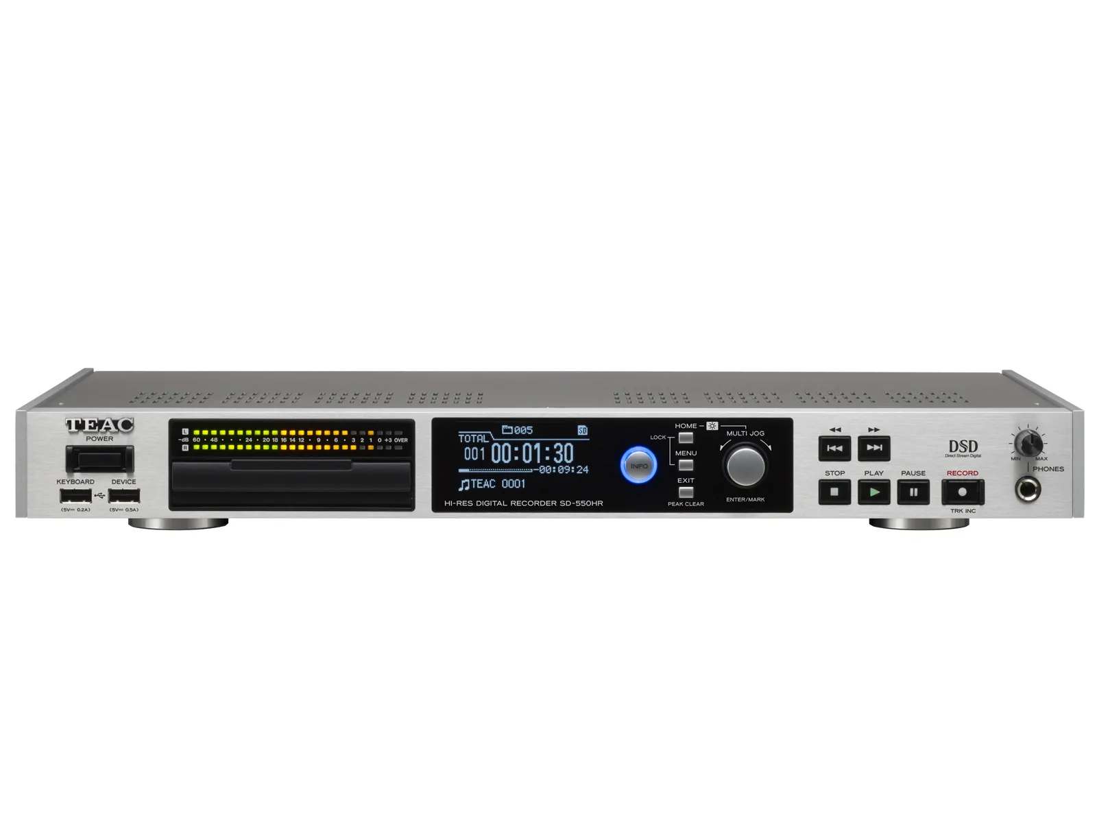 日本TEAC SD-550HR 高解析類比數位錄音機 配有 USB /支援SDXC、SDHC、CF 記憶卡