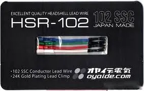 日本Oyaide HSR-102 唱頭引線 請來電洽詢