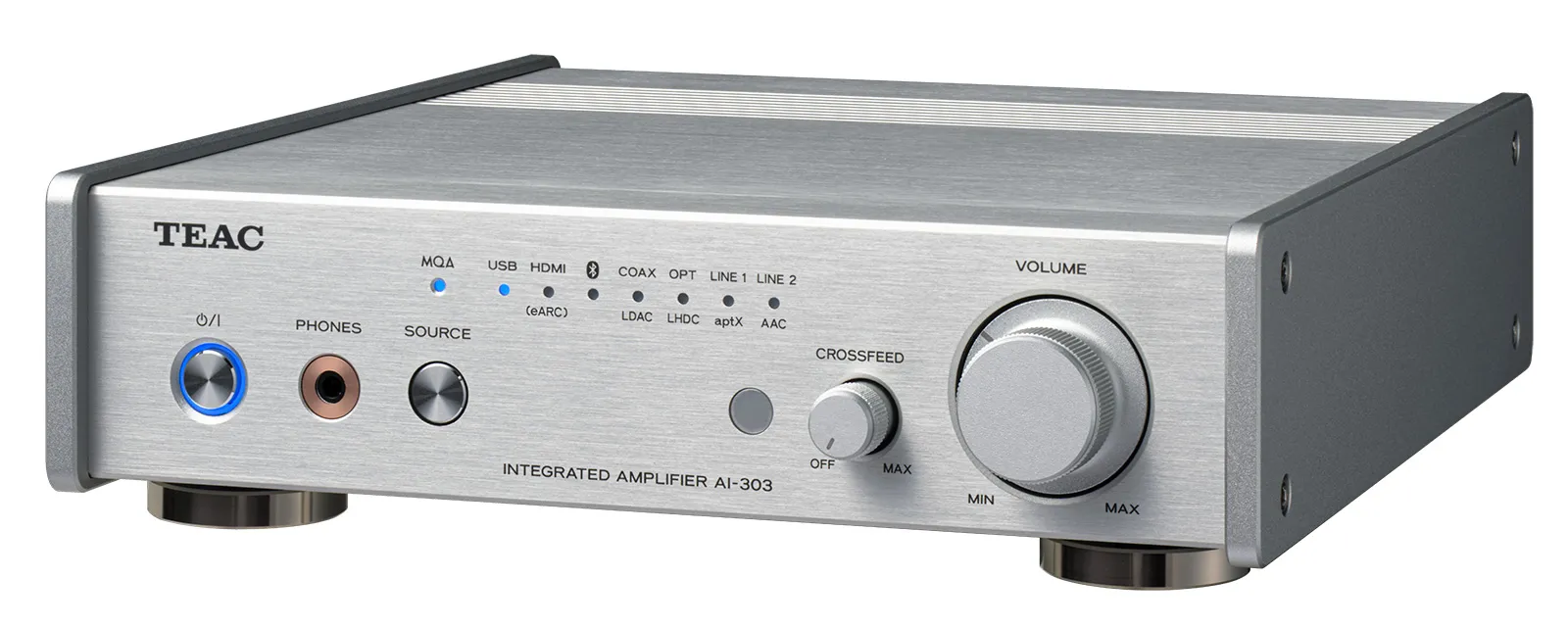 日本TEAC AI-303 USB DAC 擴大機 支援HDMI ARC/eARC配備藍牙 USB