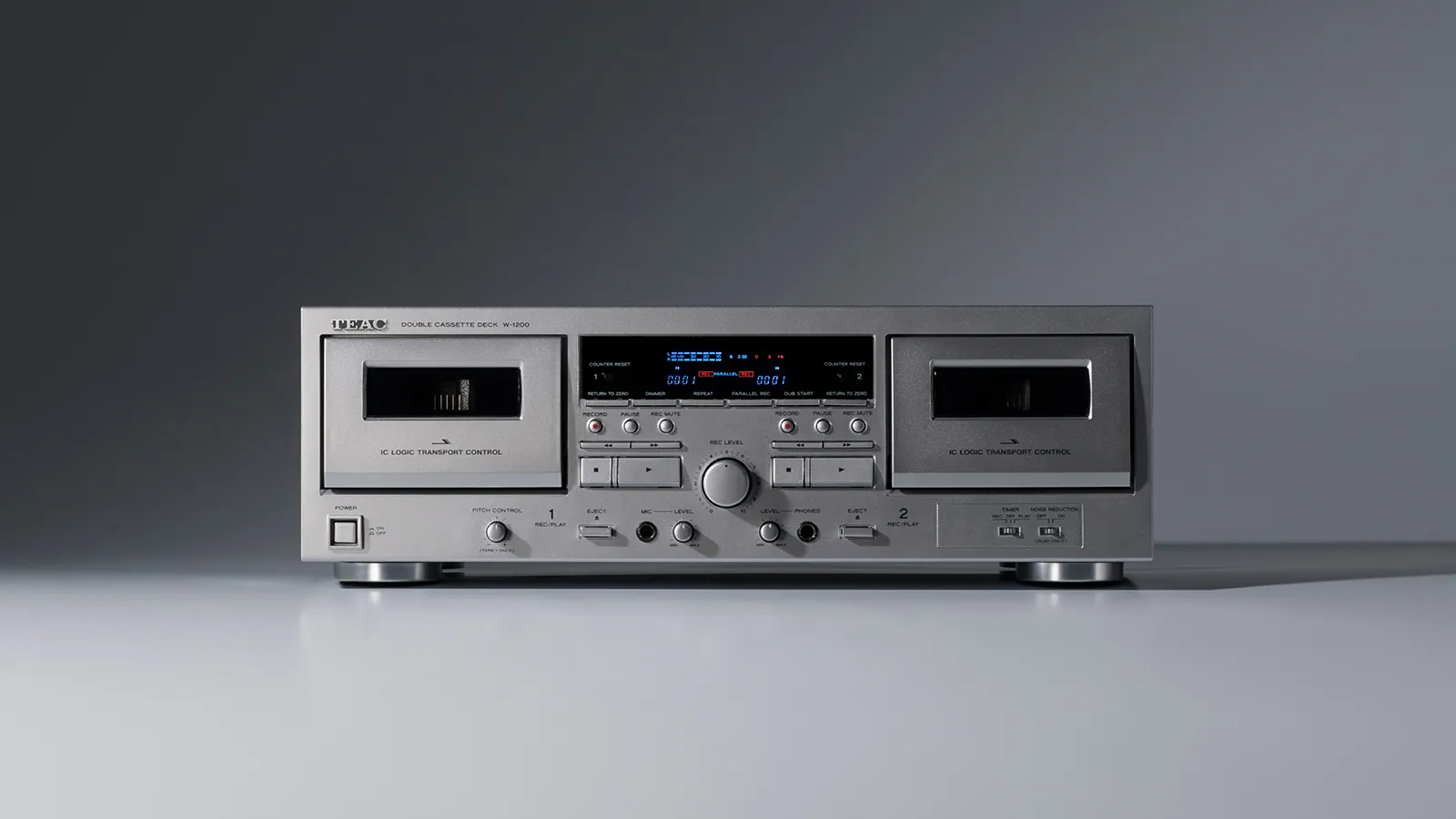 日本TEAC W-1200 雙卡式錄音機 配有 USB / 麥克風混音功能 卡拉OK
