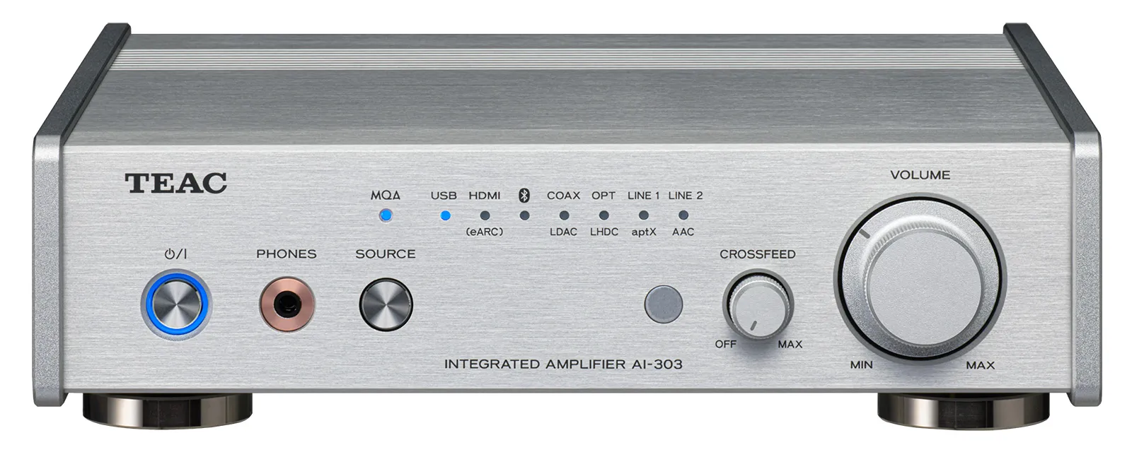 日本TEAC AI-303 USB DAC 擴大機 支援HDMI ARC/eARC配備藍牙 USB