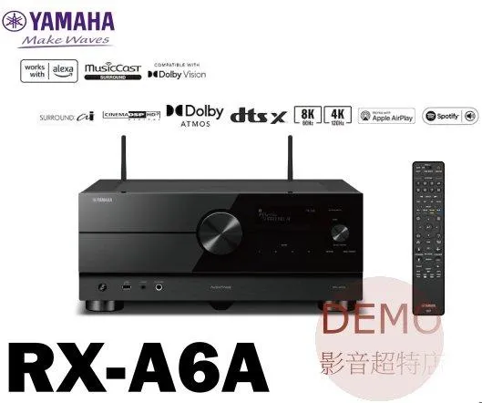 YAMAHA RX-A6A AV環繞擴大機 9.2聲道 AVENTAGE 機型