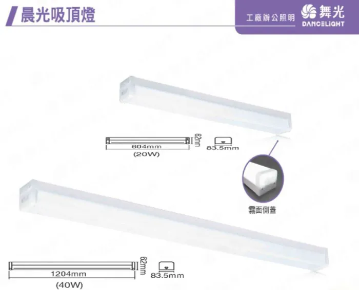 舞光 LED 晨光吸頂燈 2尺 D-2216DR1/ 4尺 D-4216DR1 防眩罩 一體式 室內專用白光6500K 