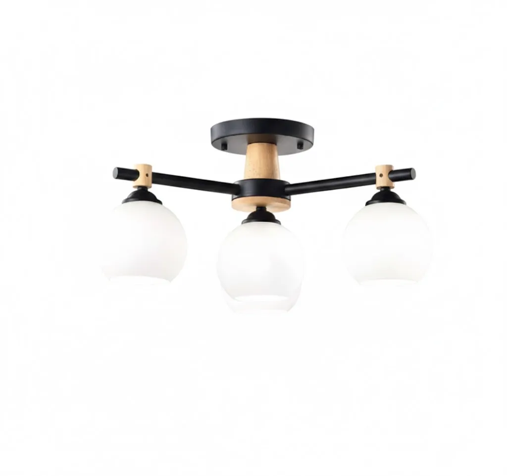 維也納 半吸頂3+1燈 客廳燈 房間燈 餐廳燈 22245