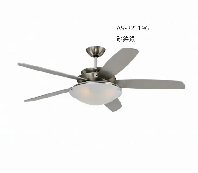 領航者 台灣製吊扇 56吋吊扇+LED三色情境燈 附遙控器  砂鎳銀AS-32119G 珍珠白AS-32120G 非洲古AS-32121G  