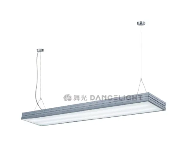 舞光LED T8 4尺x2日光燈具吊燈(附燈管) 壓克力罩不剌眼 LED-4227黑色 LED-4228銀色