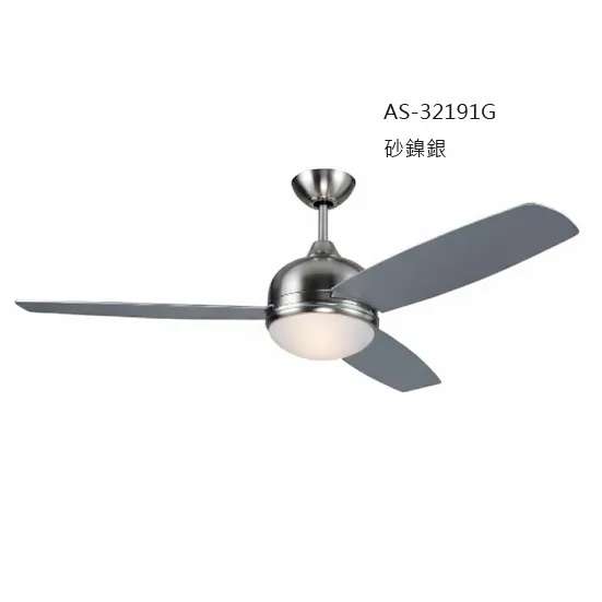 領航者 台灣製吊扇 52吋 DC吊扇+LED三色情境燈組 附遙控器  砂鎳銀AS-32191G 古銅楠木AS-32192G 珍珠白AS-32193G 貴族黑AS-32194G