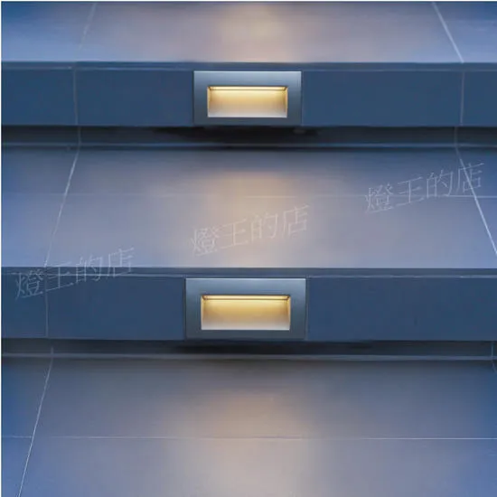  舞光 LED 3W 防眩方型階梯燈 防水驅動器 樓梯燈 花圃燈 3000K全電壓 OD-4136W-BK