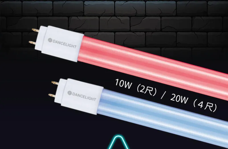 舞光LED 10W2尺 紅色管LED-T810RGLR3 20W4尺 紅色管LED-T820RGLR3/藍色管LED-T820BGLR3 玻璃燈管  (易碎品限自取)