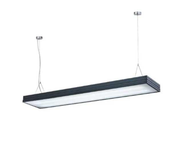 舞光LED T8 4尺x2日光燈具吊燈(附燈管) 壓克力罩不剌眼 LED-4227黑色 LED-4228銀色