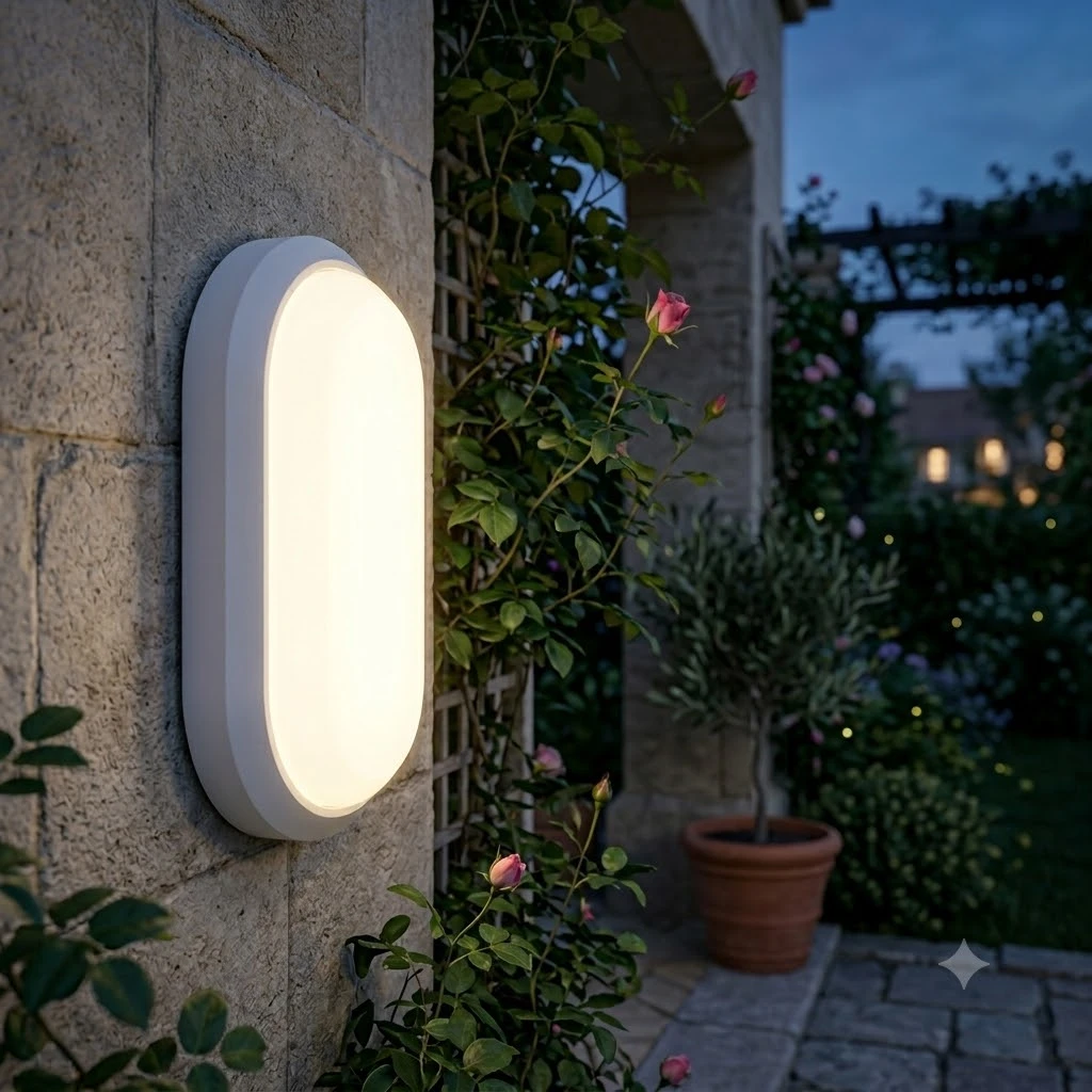 舞光白鯨防水壁燈 LED 10W  黑框/白框 三種色溫可選購 E-WEBJ10 