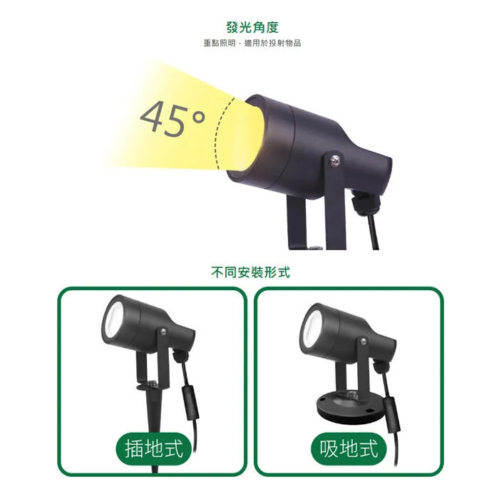 舞光 LED 6W 戶外照樹燈 投射燈 路燈 走道燈 戶外防水燈 E-3205