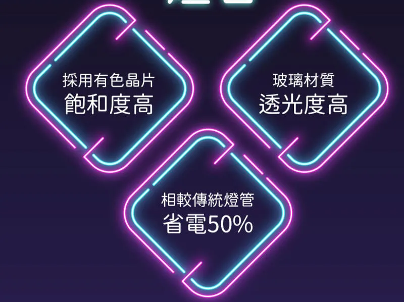 舞光LED 10W2尺 紅色管LED-T810RGLR3 20W4尺 紅色管LED-T820RGLR3/藍色管LED-T820BGLR3 玻璃燈管  (易碎品限自取)