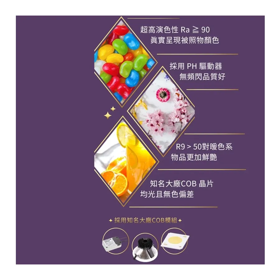 舞光 LED 30W/45W 黑鑽石崁燈 崁入孔20.5公分(LED-21DOD)三種色溫可選 2年保固